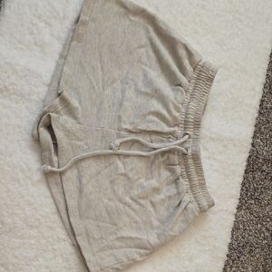 Missguided Gray Athletic Shorts Elastic Waistband